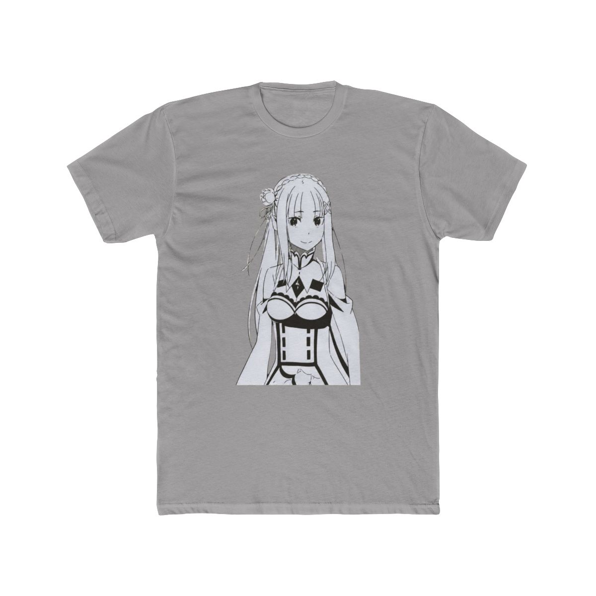 Re: Zero Starting Life in Another World: Emilia All Print T Shirt BLACK - Medium | Re:Zero