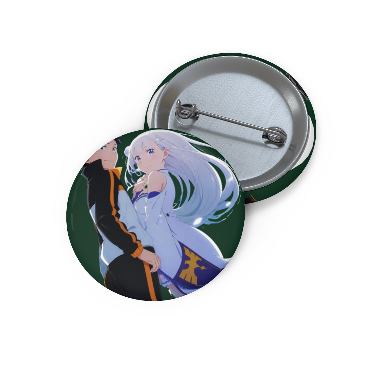 Re:Zero Subaru and Emilia Anime Pin
